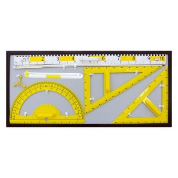 YAZI TAHTASI GEOMETRİ TAKIMI (7 PARÇA)