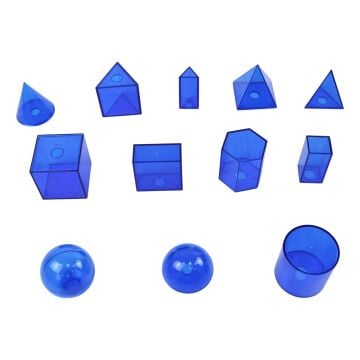 GEOMETRİK ŞEKİLLER TAKIMI 12 PRÇ (5 CM BÜYÜKLÜK)