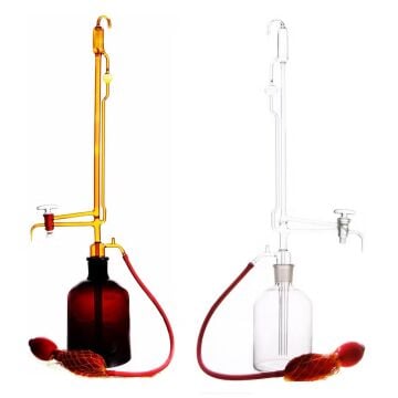 Otomatik Büret 50 ml Cam Musluklu