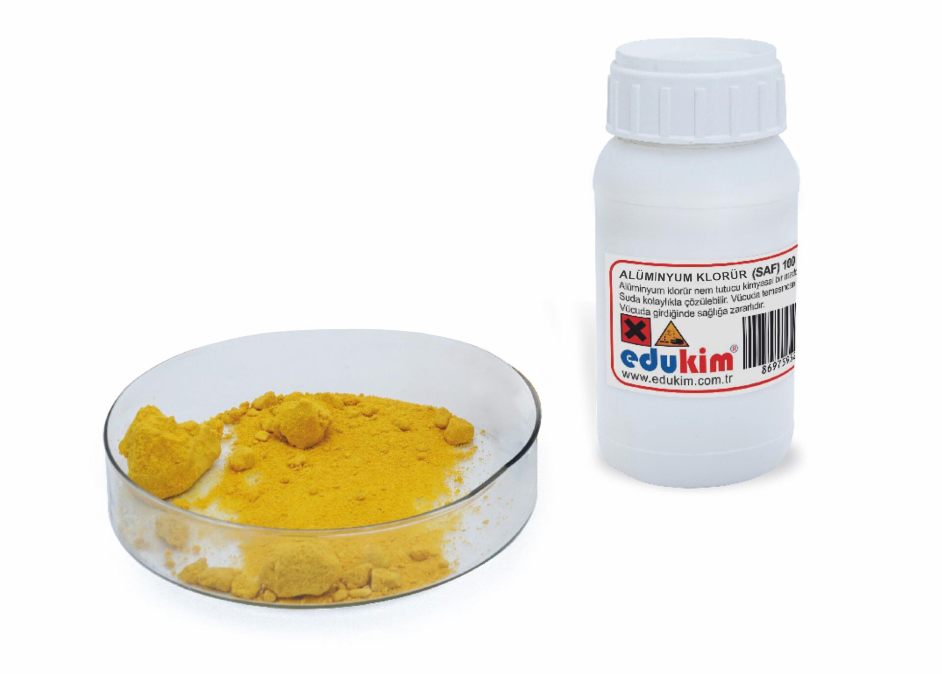 ALÜMİNYUM KLORÜR (SAF) 100 GR AMB.