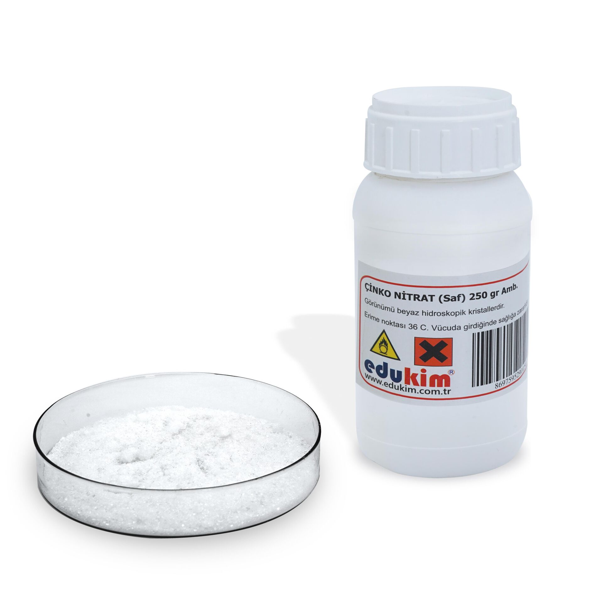 ÇİNKO NİTRAT (SAF) 250 GR AMB.