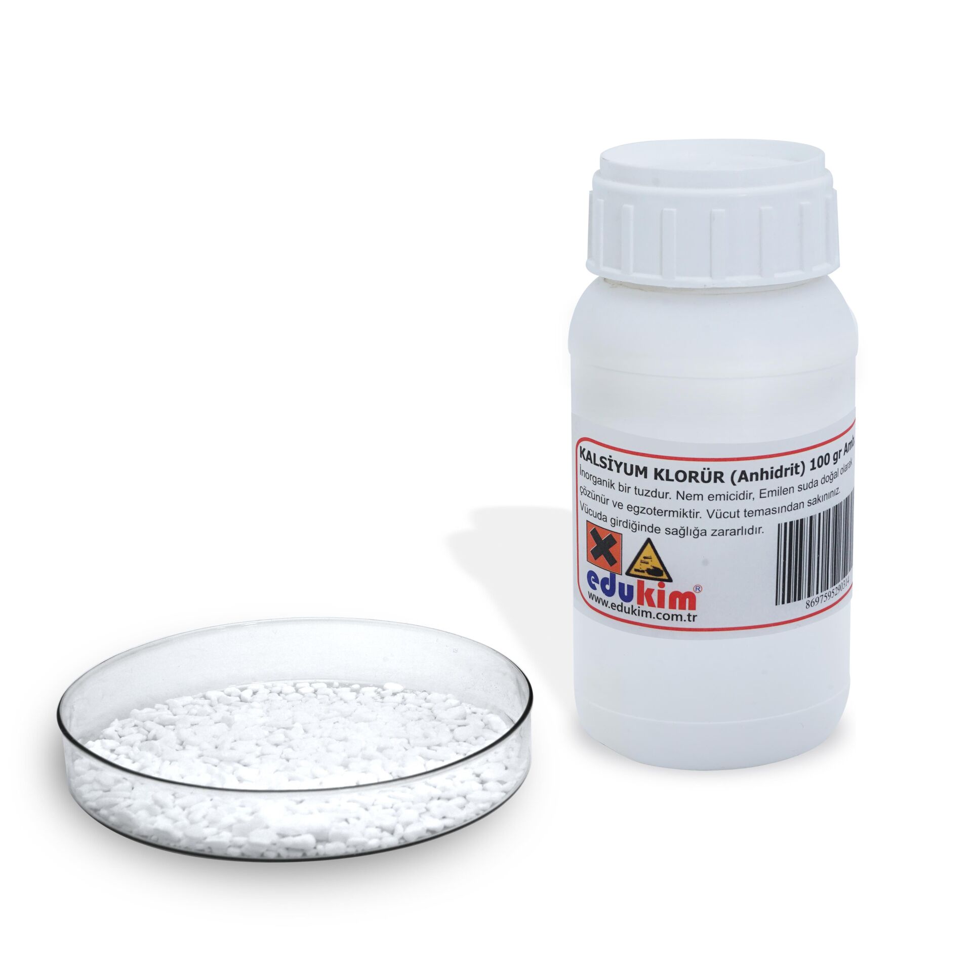 KALSİYUM KLORÜR (ANHİDRİT) 100 GR AMB.