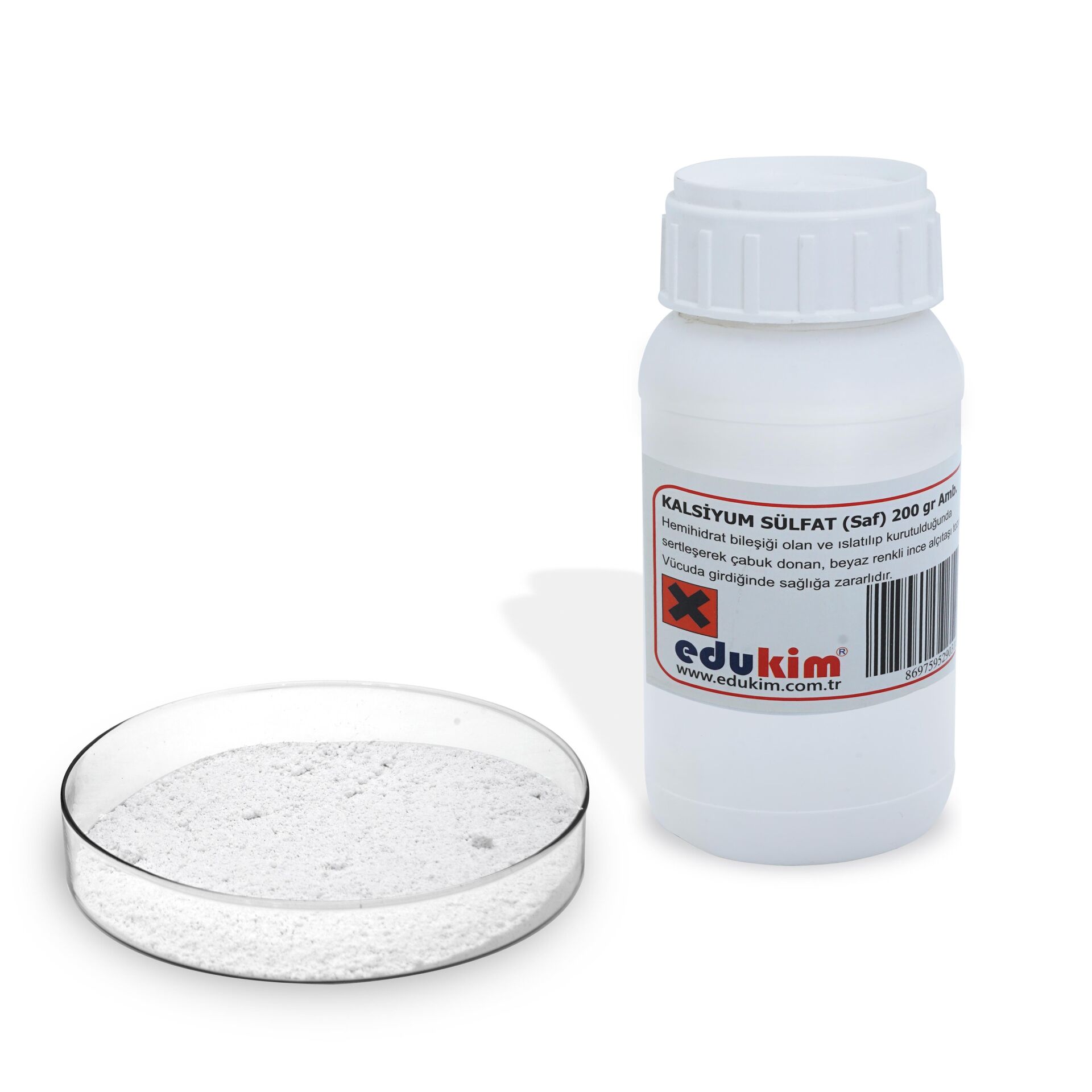 KALSİYUM SÜLFAT (SAF) 200 GR AMB.