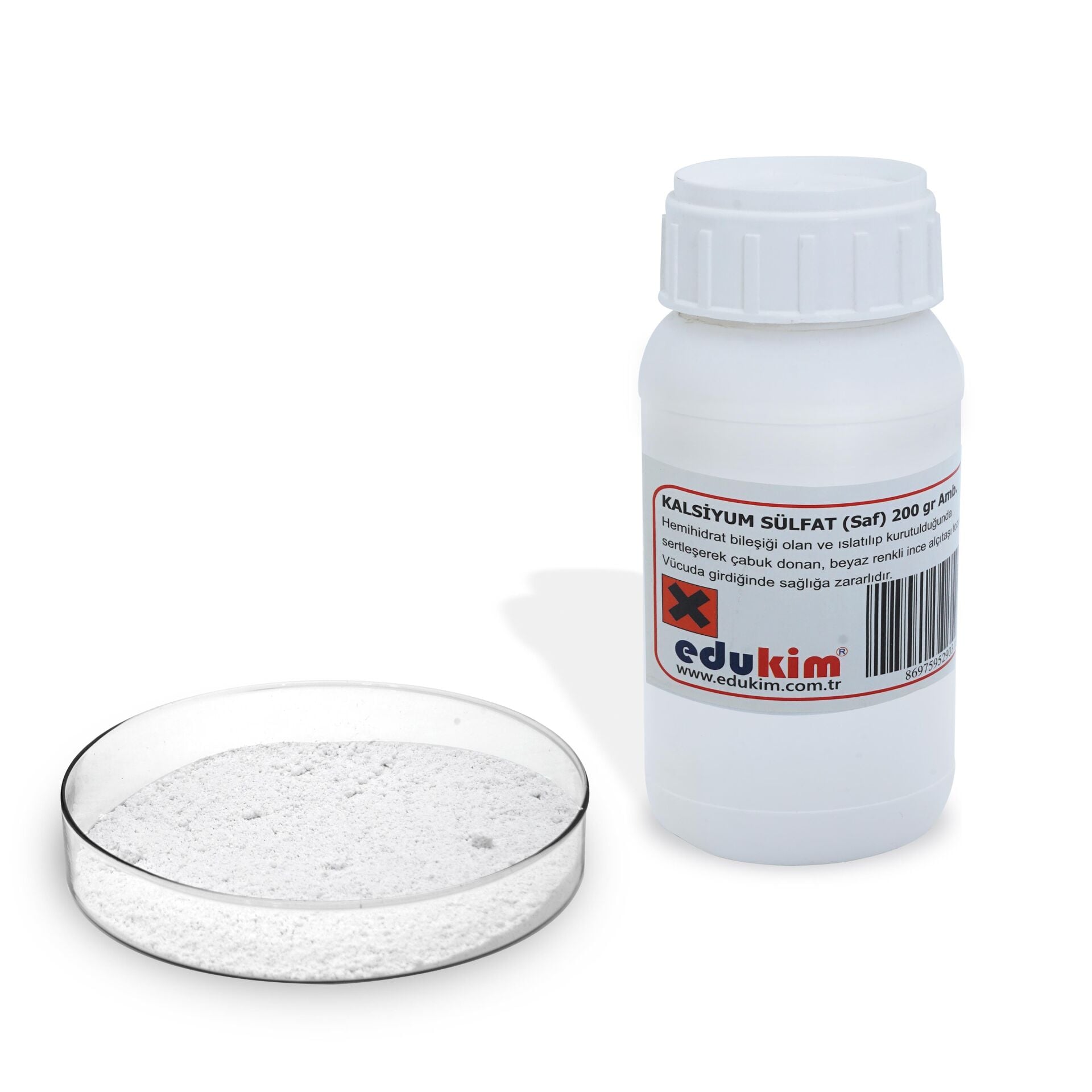 KALSİYUM SÜLFAT (SAF) 200 GR AMB.