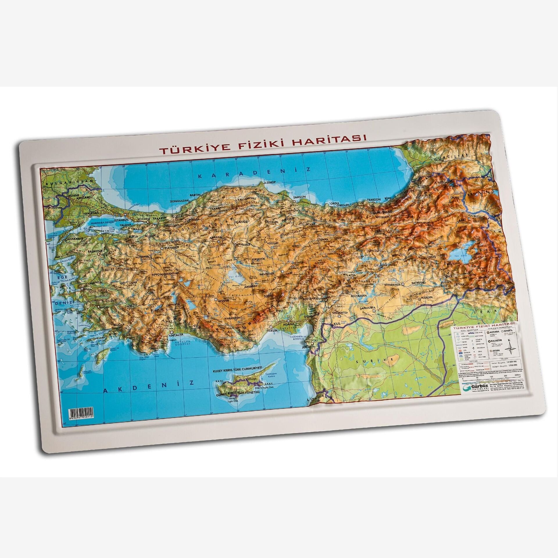 TÜRKİYE KABARTMA HARİTASI