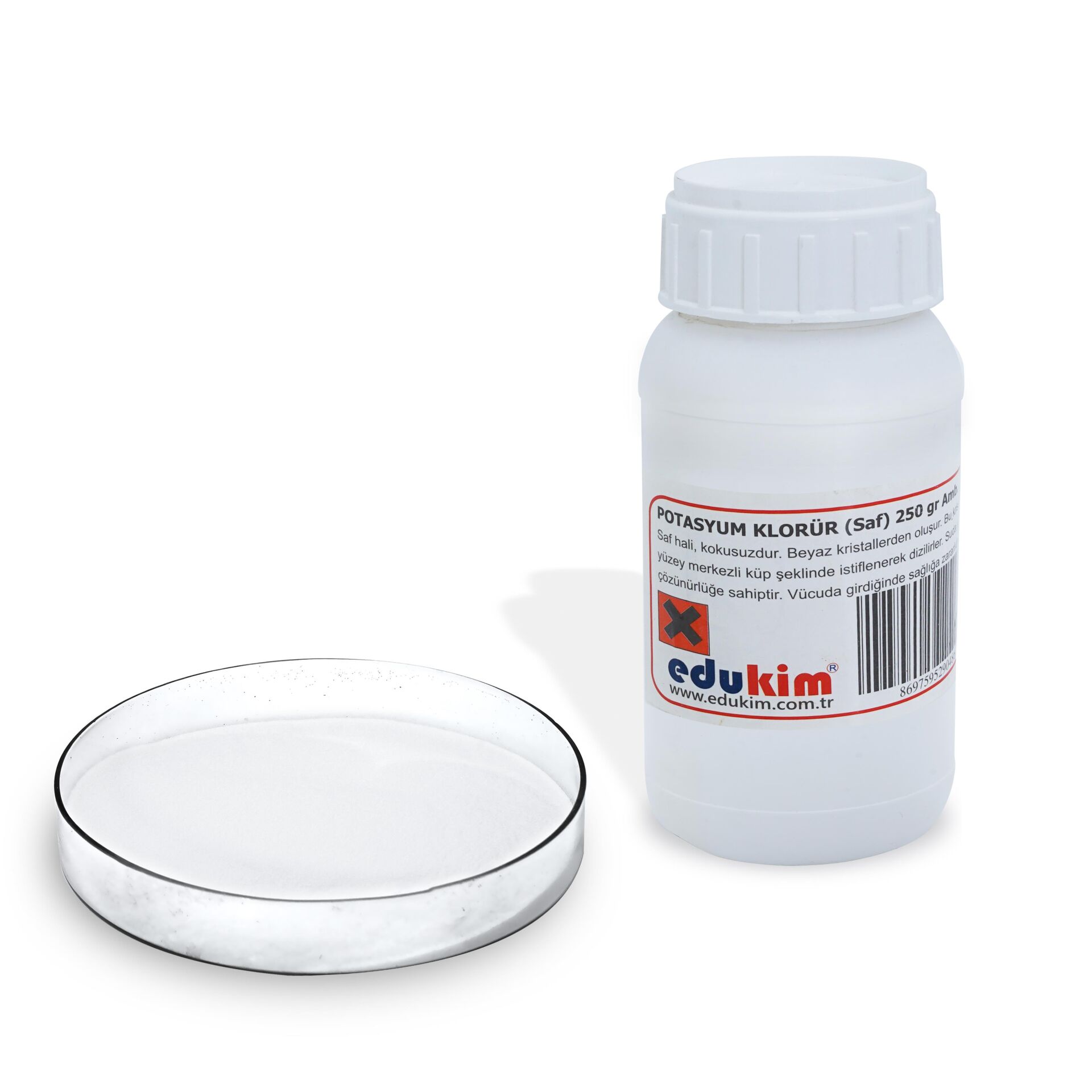 POTASYUM KLORÜR (SAF) 250 GR AMB.