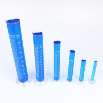 DERECELİ SİLİNDİR (500 ml. 5/1 Böl. Cam) MEZUR