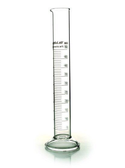 DERECELİ SİLİNDİR (500 ml. 5/1 Böl. Cam) MEZUR