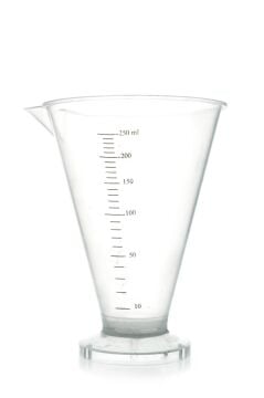 KONİK DERECELİ KAP(Şeffaf 250 ml.)