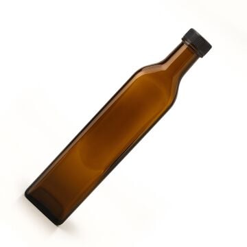 CAM ŞİŞE ŞEFFAF (Kapaklı) 500 ml.