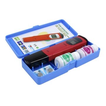 PH METRE (0,1 ph Brm. ayarlı, Cam elekt. ve kalibr. çözeltili)