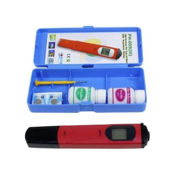 PH METRE (0,1 ph Brm. ayarlı, Cam elekt. ve kalibr. çözeltili)