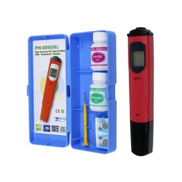 PH METRE (0,1 ph Brm. ayarlı, Cam elekt. ve kalibr. çözeltili)