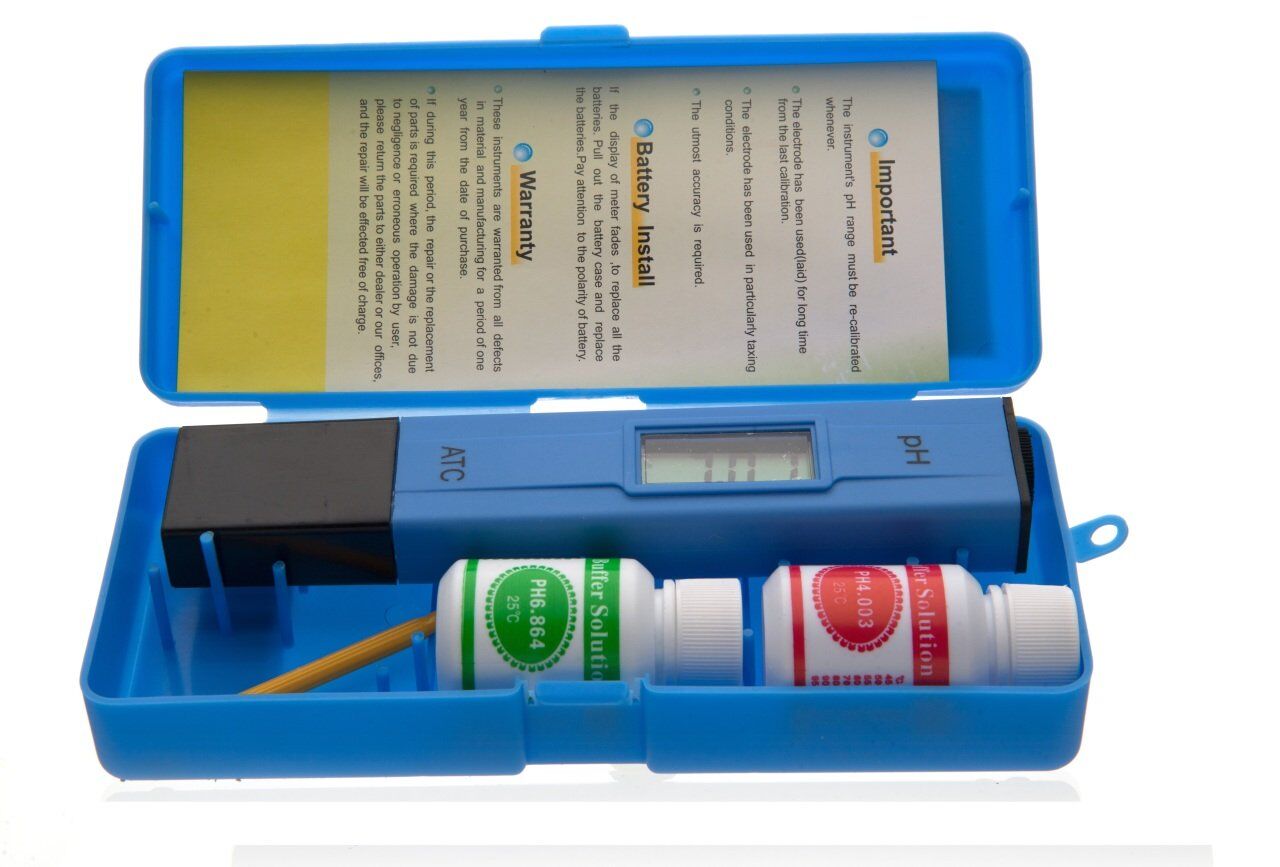 PH METRE (0,1 ph Brm. ayarlı, Cam elekt. ve kalibr. çözeltili)