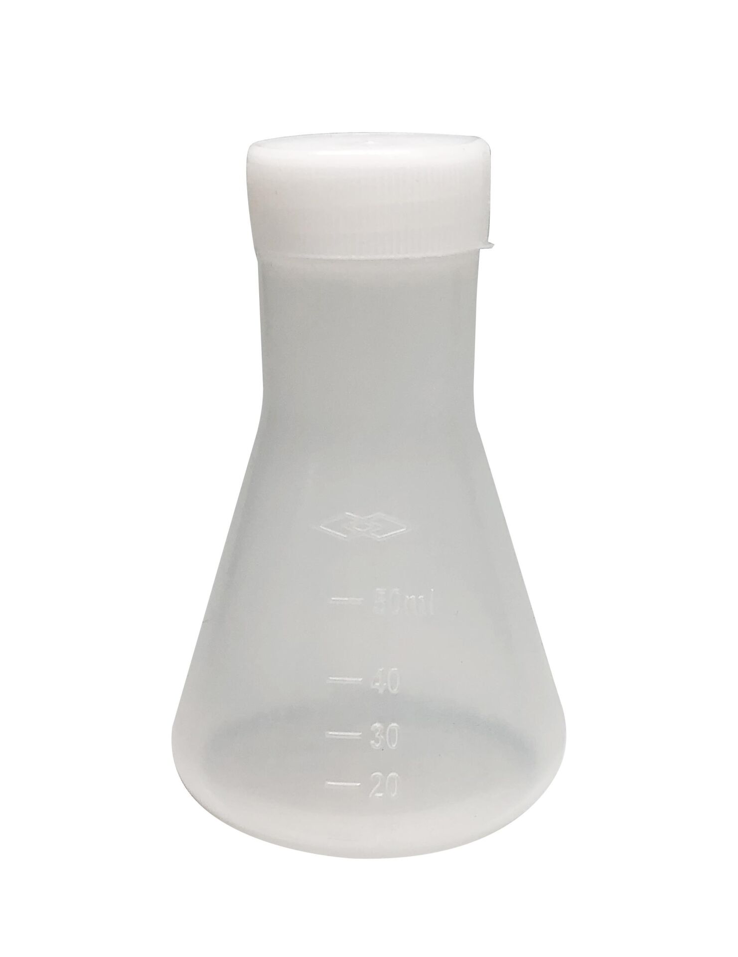 Erlenmayer 50ml. Plastik