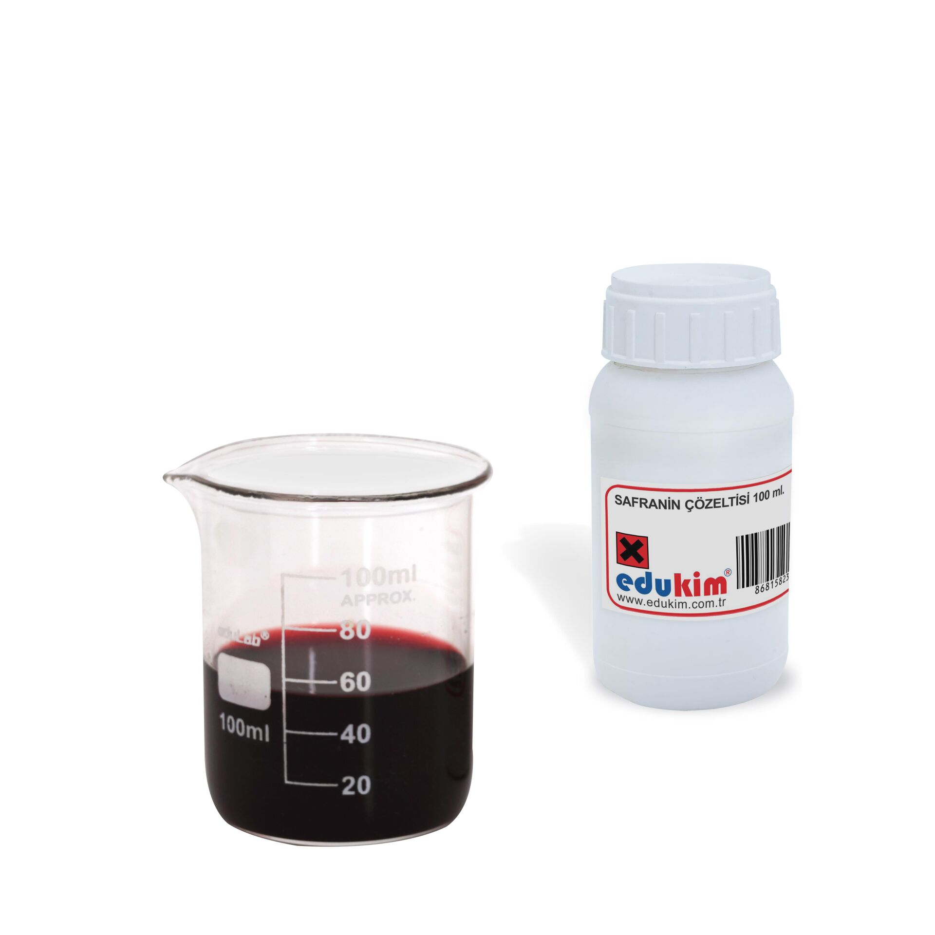 SAFRANİN ÇÖZELTİSİ (100 ML. ŞİŞE)