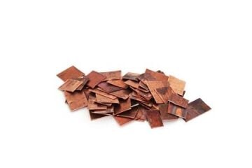 BAKIR PARÇALARI (0.5X10X10 MM.) 200 GR AMB.