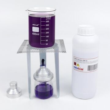 İspirto Ocağı Seti - Laboratuvar Isıtma Seti 7 Parça