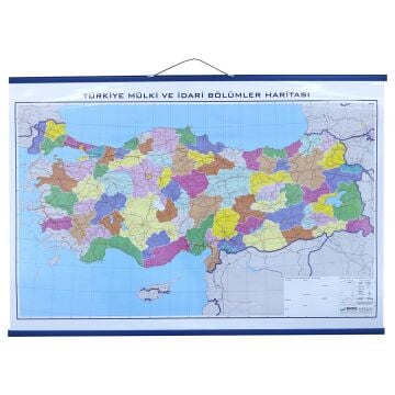 TÜRKİYE SİYASİ HARİTASI (Kaplamalı)