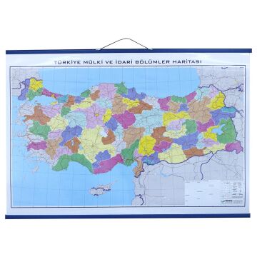 TÜRKİYE SİYASİ HARİTASI (Kaplamalı)