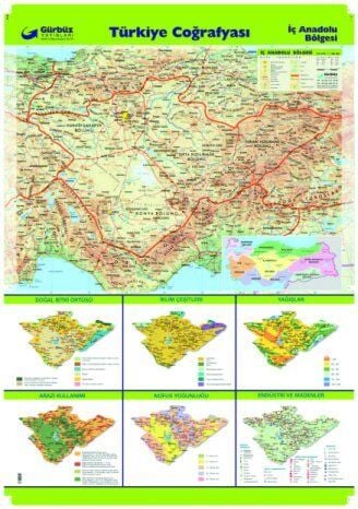 İÇ ANADOLU BÖLGELER HARİTASI