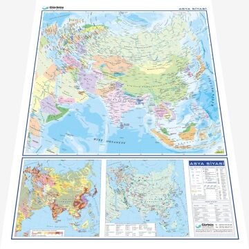 AVRUPA FİZİKİ HARİTASI (Kaplamalı)