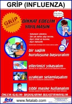 İnfluenza Eğitim Plakası (GRİP)