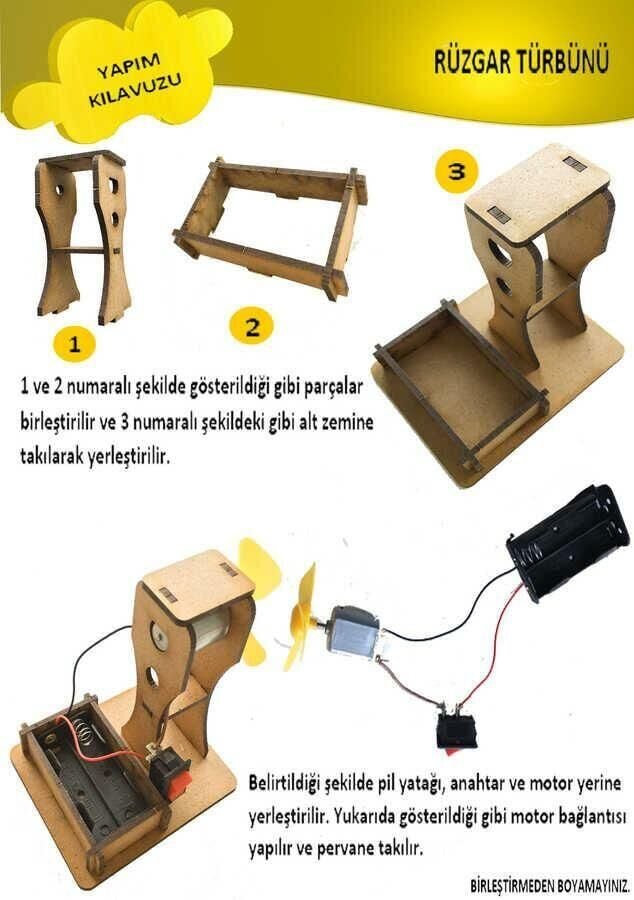 RÜZGAR TÜRBÜNÜ KENDİN YAP
