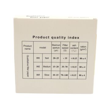 SÜZGEÇ KAĞIDI (Dairesel, 100'lük Paket)