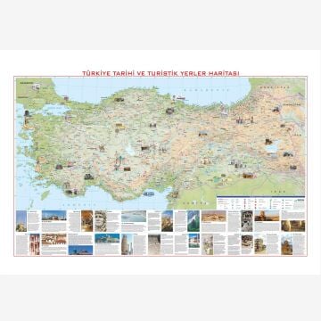 TÜRKİYE TARİHİ VE TURİSTLİK YERLERİ HARİTASI