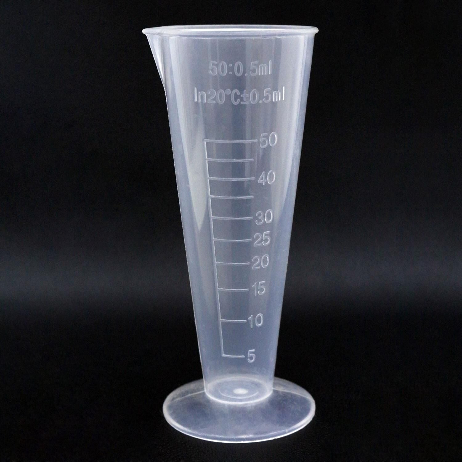 Konik Ölçüm Kabı 50ml. Plastik