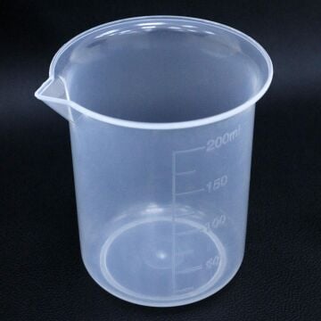 PLASTİK Beherglas 200ml.