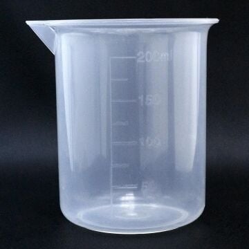PLASTİK Beherglas 200ml.