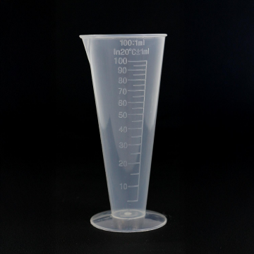 Konik Ölçüm Kabı 100ml. Plastik