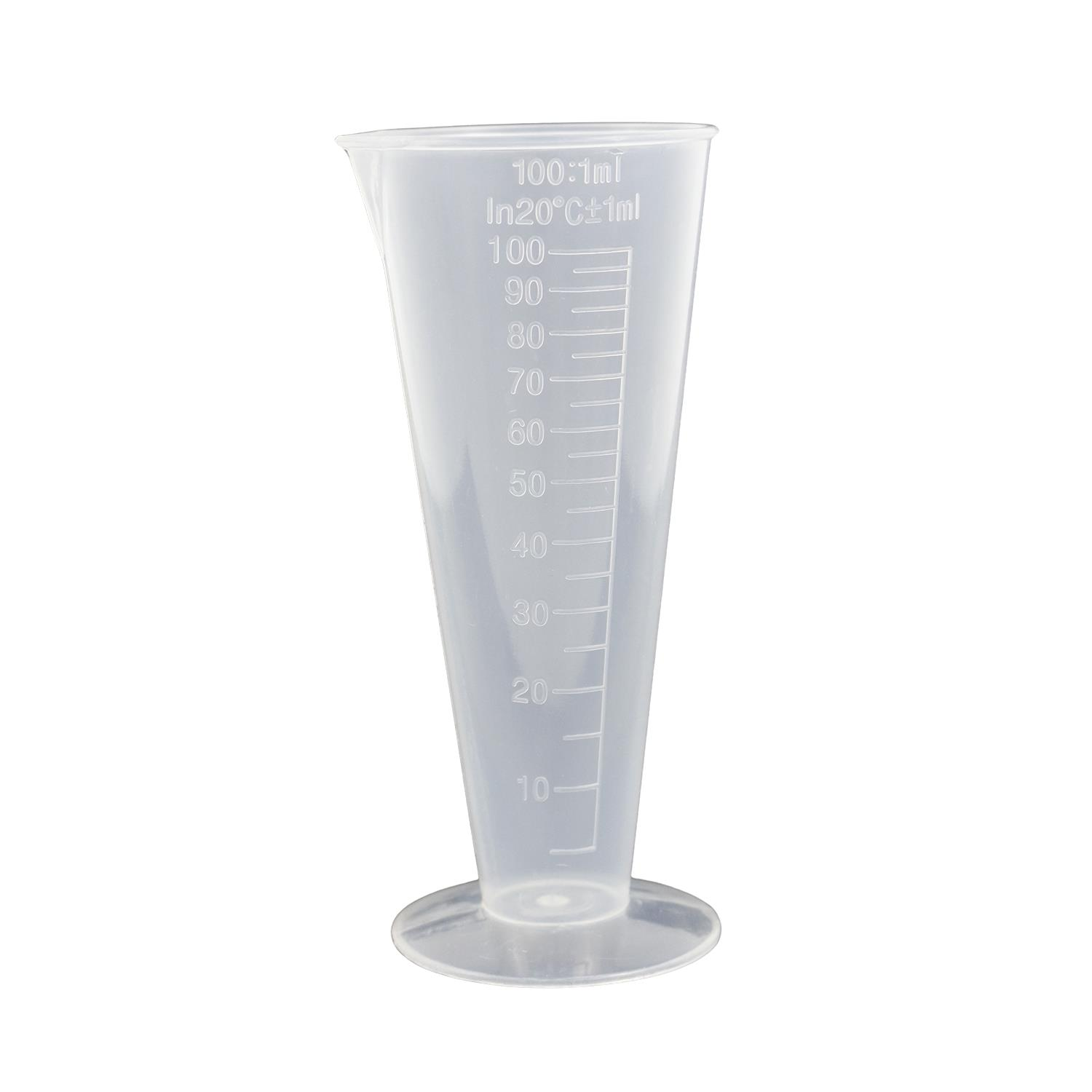 Konik Ölçüm Kabı 100ml. Plastik