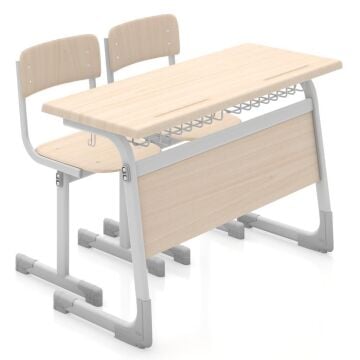 MERCAN DEMONTE ÇİFT KİŞİLİK OKUL SIRASI (ADS502)