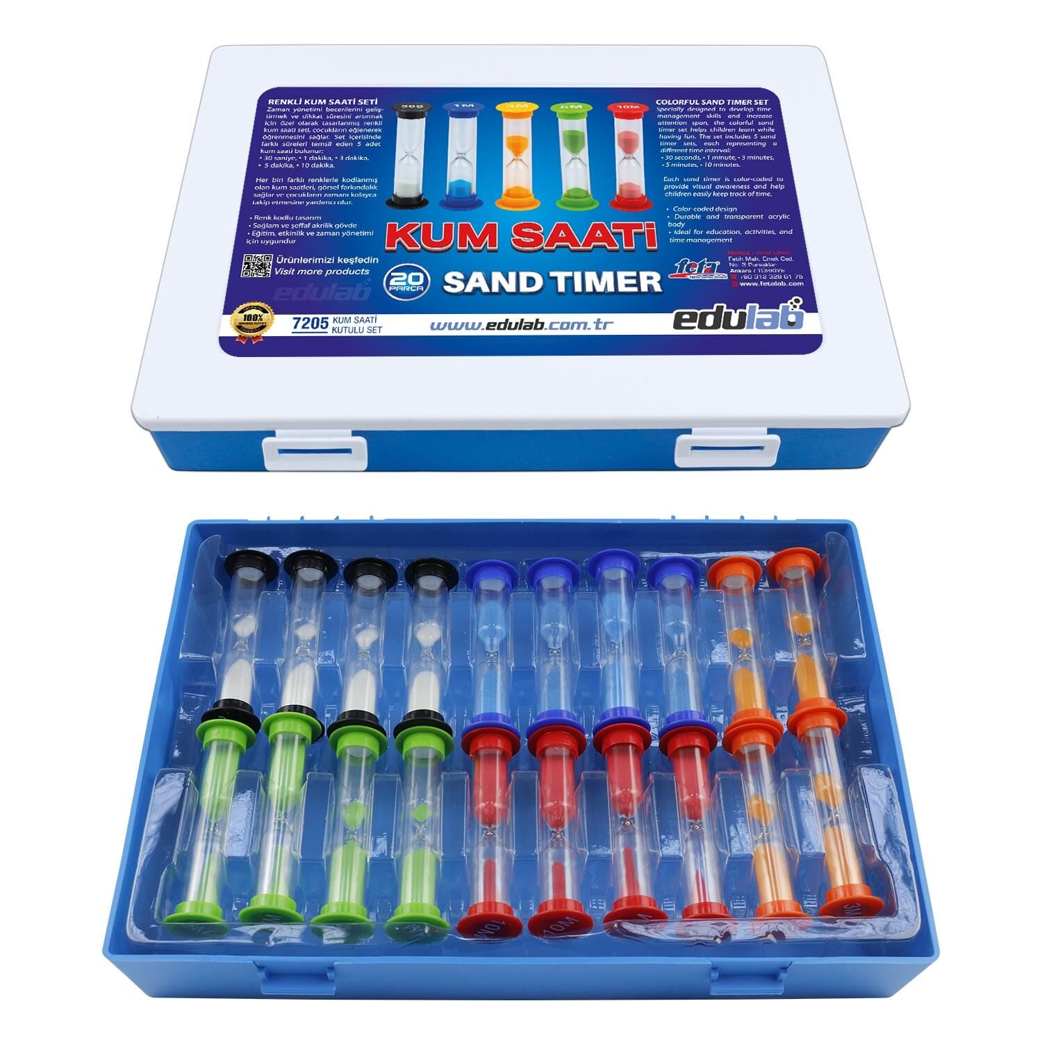 KUM SAATİ KUTULU 20 PARÇA