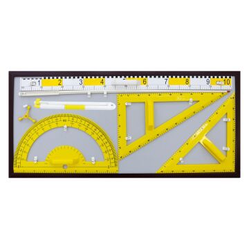 YAZI TAHTASI GEOMETRİ TAKIMI (7 PARÇA)