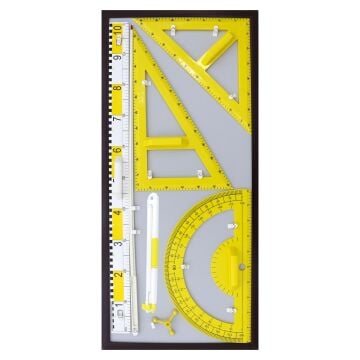YAZI TAHTASI GEOMETRİ TAKIMI (7 PARÇA)