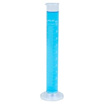 DERECELİ SİLİNDİR (100 ml. 1/1 Böl. Cam) MEZUR