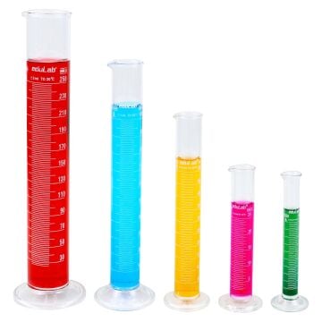 DERECELİ SİLİNDİR (100 ml. 1/1 Böl. Cam) MEZUR