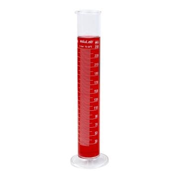 DERECELİ SİLİNDİR (250 ml. 2/1 Böl. Cam) MEZUR